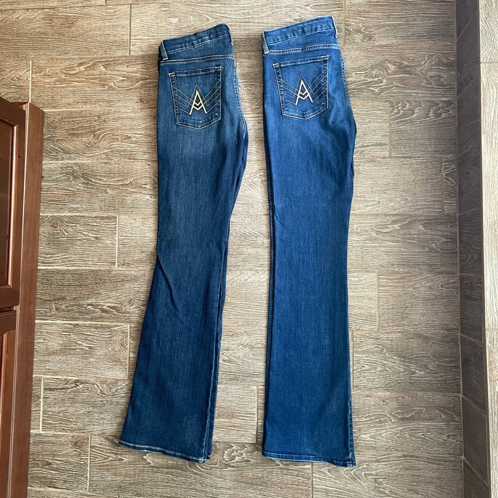 Two PAIRS!!! - 7 For All Mankind- ‘A’ pocket jeans👖